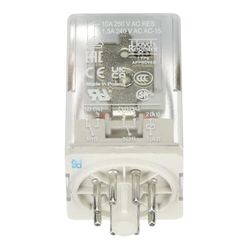 ABB CR-U230AC2L Steckbares Interface-Relais 2We, A1-A2=230VAC, 250V/10A, LED