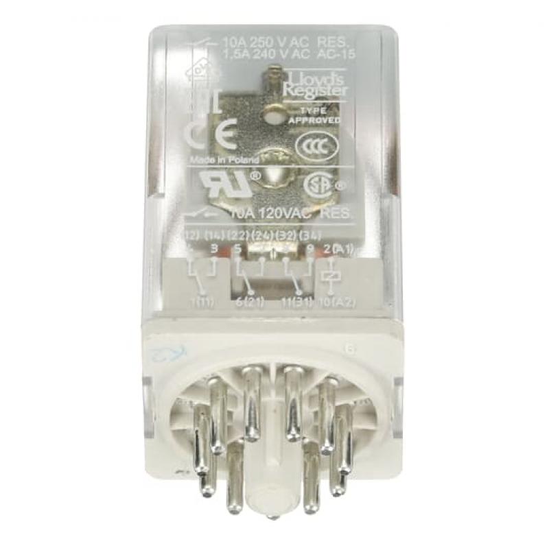 ABB CR-U230AC3L Steckbares Interface-Relais CR-U, 3We, A1-A2=230VAC, 250V/10A, LED