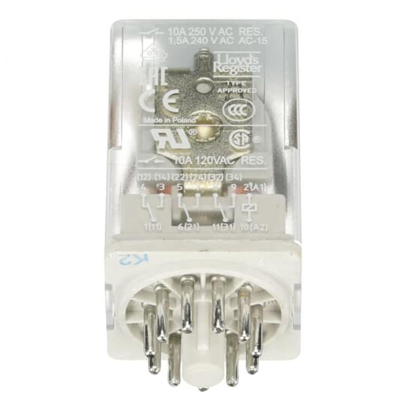 ABB CR-U110DC3L Steckbares Interface-Relais CR-U, 3We, A1-A2=110VDC, 250V/10A, LED