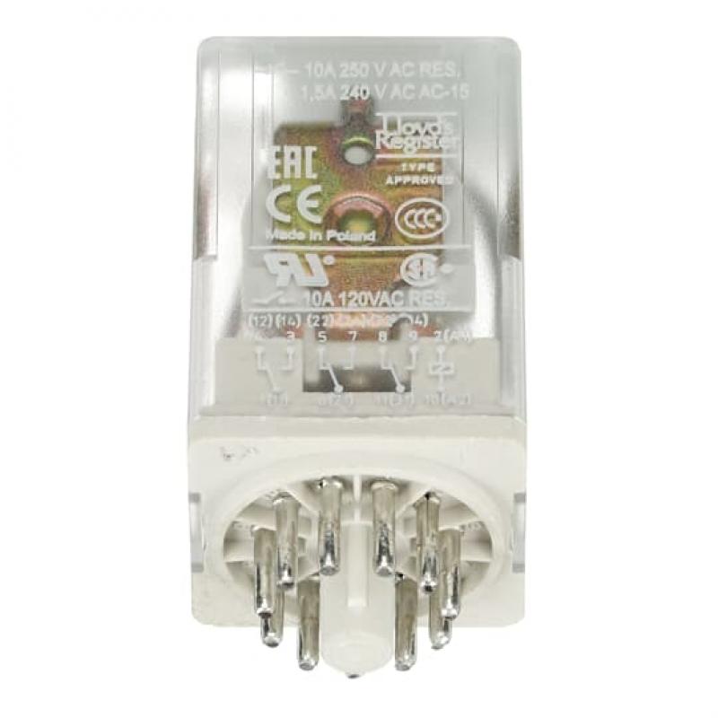 ABB CR-U125DC3 Steckbares Interface-Relais CR-U, 3We, A1-A2=125VDC, 250V/10A