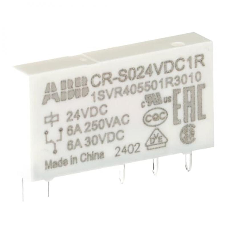 ABB CR-S024VDC1R Steckbares Interface-Relais 1We, A1-A2=24VDC, Output=6A/250VAC