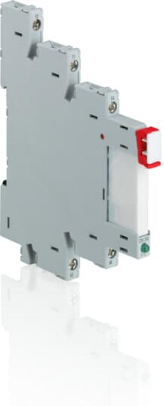 ABB CR-S110VADC1CRGS Interface-Relais komplett, 1We, A1-A2=110V AC/DC Output=6A/250VAC, vergoldete Kontakte Schraubanschluss