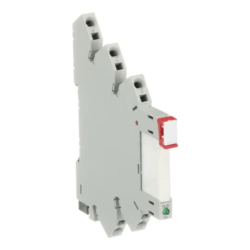 ABB CR-S110VADC1CRZ Interface-Relais komplett, 1We, A1-A2=110V AC/DC, Federzuganschluss Output=6A/250VAC