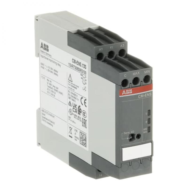ABB CM-ENS.13S Niveauüberwachungsrelais 1We, Empfindlichk. 5-100kOhm, 110-130VAC / 220-240VAC Leeren