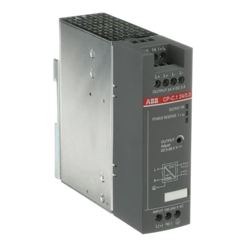 ABB CP-C.1 24/5.0-C Netzteil In:100-240VAC/90-300VDC Out:DC 24V/5A Schutzlackierte Leiterplatte