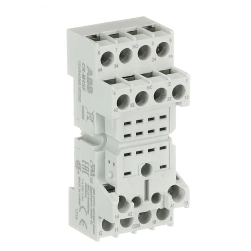 ABB CR-M4SF Standard Relaissockel m. Bügelschrauben für 2We oder 4We CR-M Relais