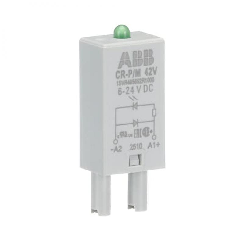 ABB CR-P/M 42V Steckmodul Diode und LED grün für CR-P/M, 6-24VDC, A1+, A2-