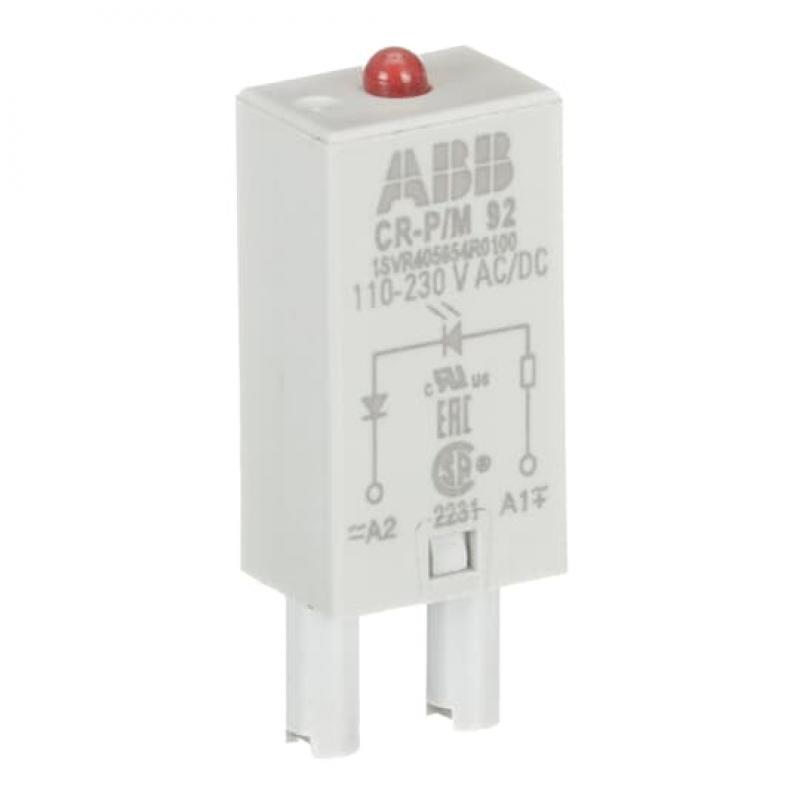 ABB CR-P/M 92 Steckmodul LED rot für CR-P/M, 110-230VAC/110VDC
