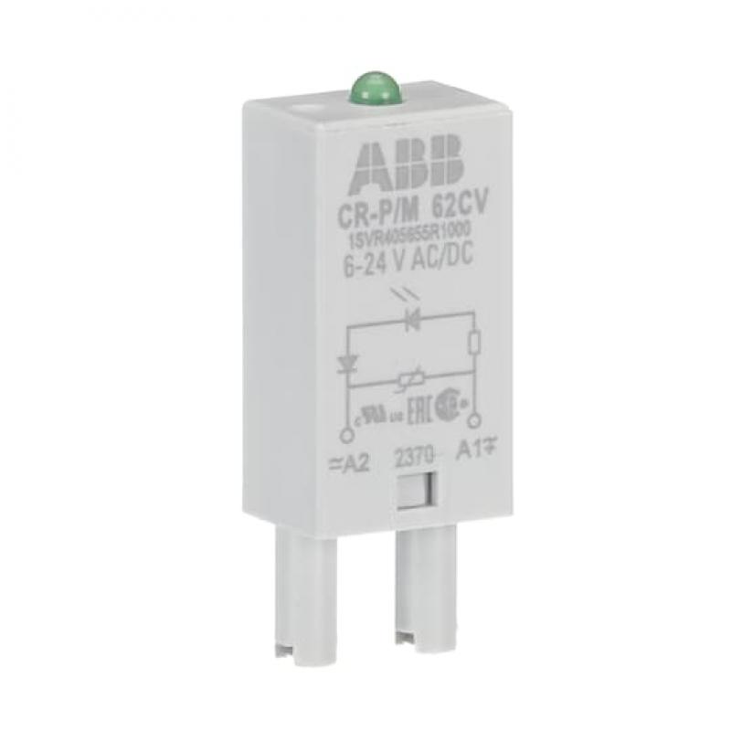 ABB CR-P/M 62CV Steckmodul Varistor und LED grün für CR-P/M, 6-24V AC/DC