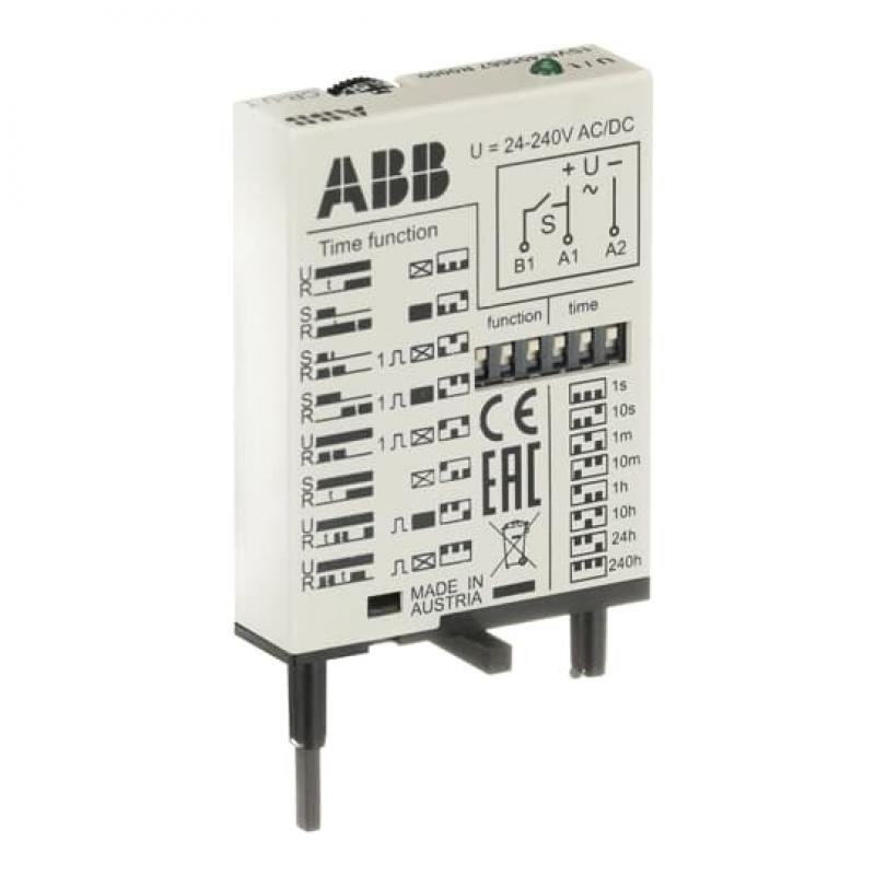 ABB CR-U T Multifunktionszeitmodul A1-A2=24-240V AC/DC, für CR-U Sockel, Steckmodul