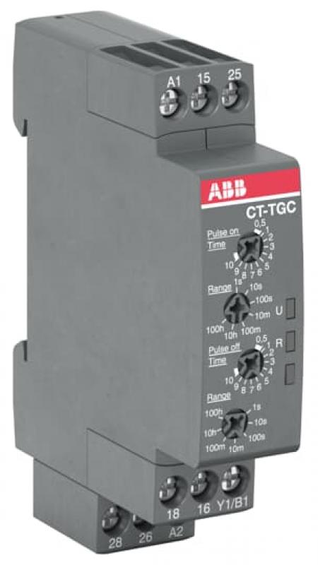 ABB CT-TGC.22 Zeitrelais, taktgebend 2We, 24-48VDC/24-240VAC