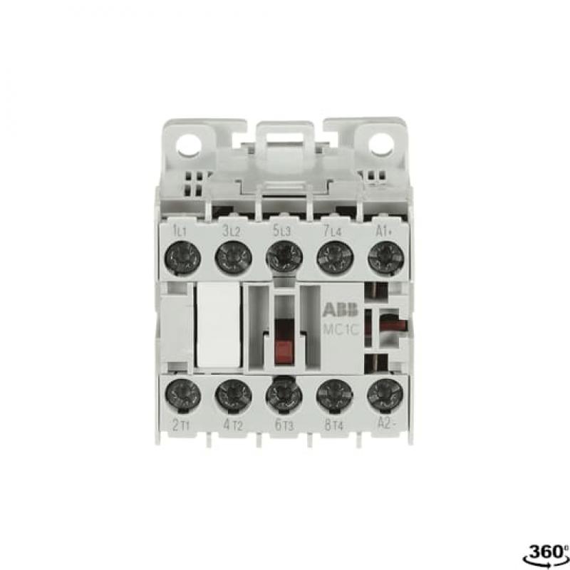 ABB MC1C400ATWL Kleinschütz, 4-polig, 4S, 125 V DC, Weitspannung, Schraubanschluss
