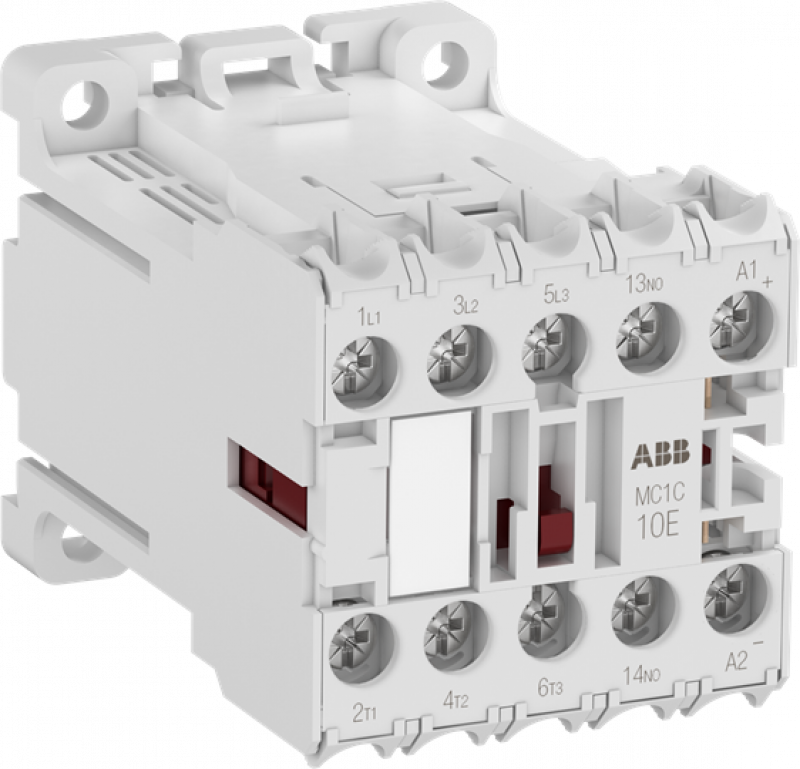 ABB MC1C301ARB Kleinschütz, 4 kW, 3S, Hiko: 1Ö, 12 V DC, Ringkabelschuhanschluss