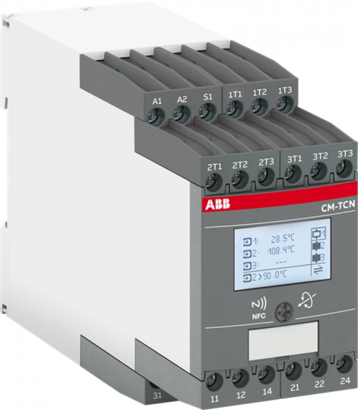 ABB CM-TCN.012S Temperaturüberwachungsrelais -200..+850°C, 24-240V AC/DC, Modbus RTU