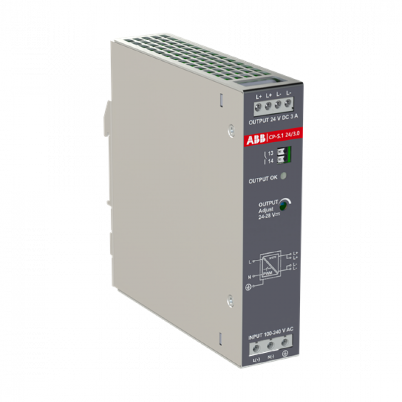 ABB CP-S.1 24/3.0 Netzteil In:100-240VAC/90-250VDC Out:DC 24V/3A