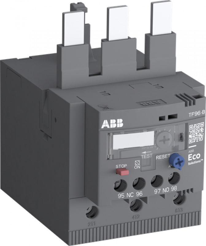 ABB TF96-87B Thermisches Überlastrelais, 65-78 A, Auslöseklasse 10, für Bahnanwendungen