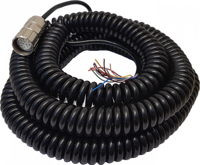 ABB M23-SPC12-05/25 Spiralkabel, 12 polig, 0,5/2,5 m