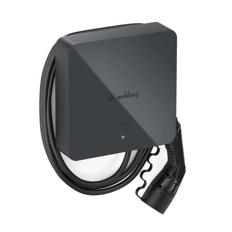 Spelsberg Wallbox Smart Pro Graphite 5m – 11 kW Typ 2 mit MID-Zähler, PV-Laden, RFID, Plug & Charge