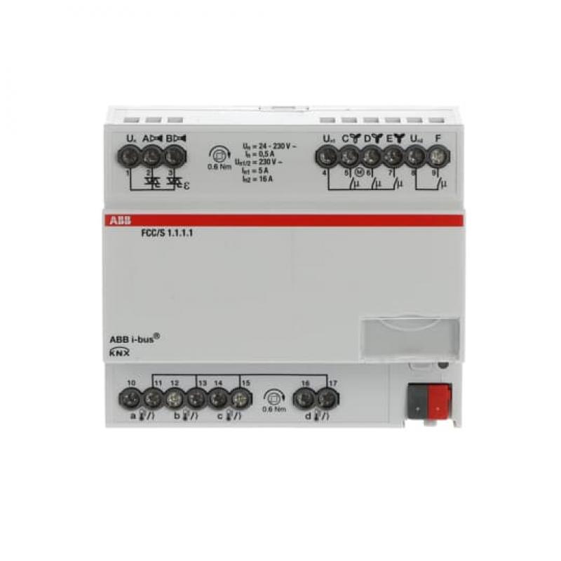 ABB FCC/S1.1.1.1 Fan Coil Controller, 2 x PWM, 3-stufig, REG