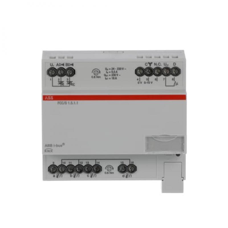 ABB FCC/S1.5.1.1 Fan Coil Controller, 2 x PWM, 0-10 V, REG
