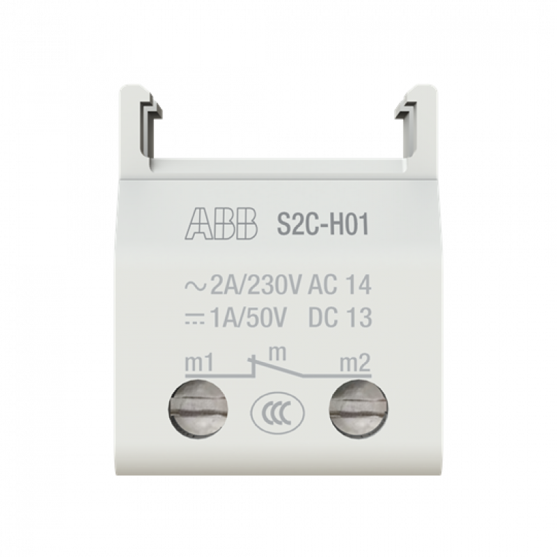 ABB S2C-H01 Integrierter Hilfsschalter 1 Öffner mit Schieber für MCB + AFDD