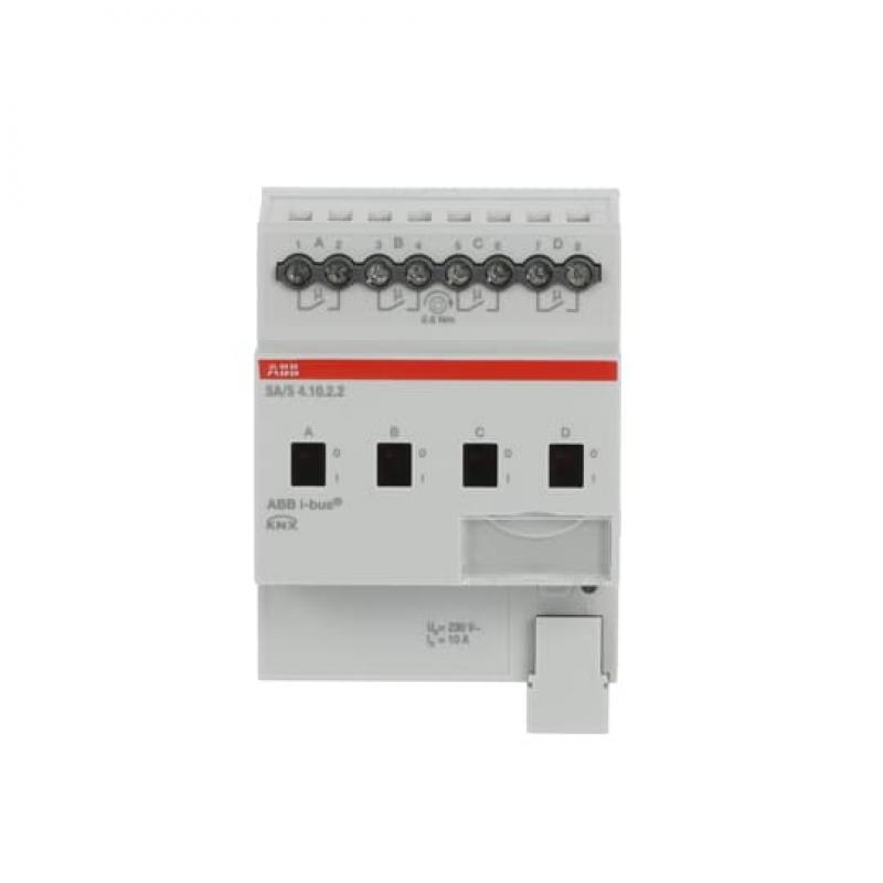 ABB SA/S4.10.2.2 Schaltaktor, 4fach, 10 A, REG