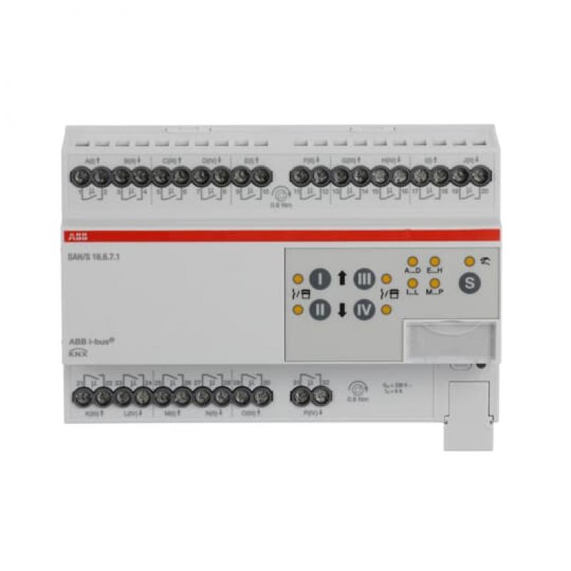 ABB SAH/S16.6.7.1 Schalt-/Jalousieaktor, 16fach, 6 A, REG