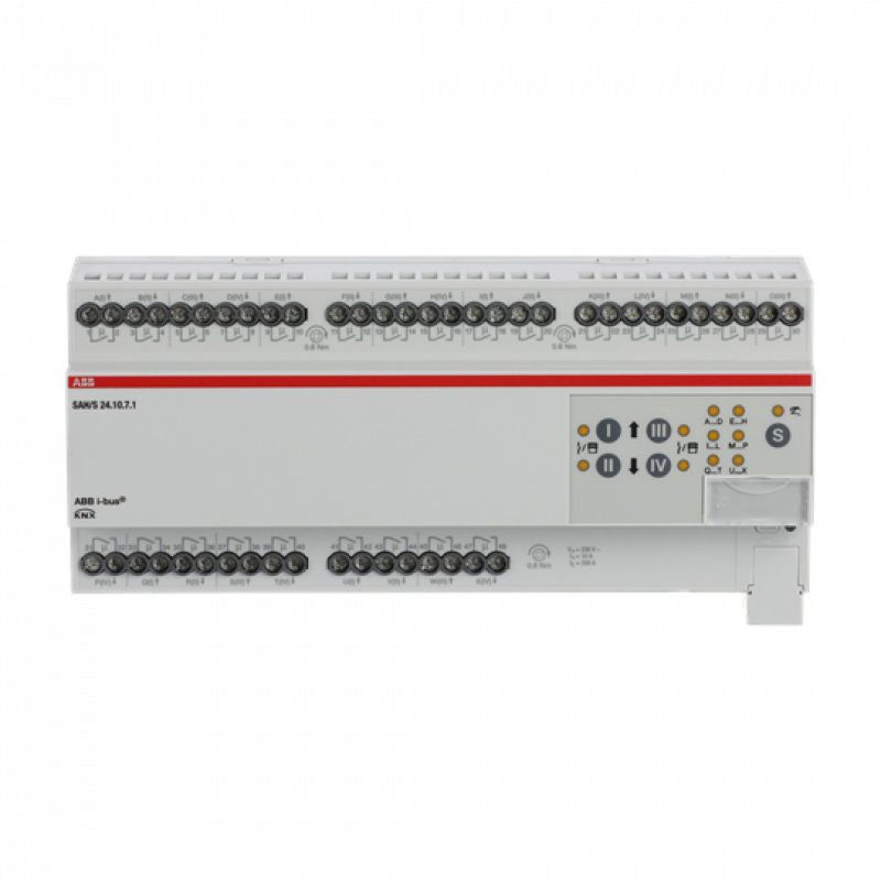 ABB SAH/S24.10.7.1 Schalt-/Jalousieaktor, 24fach, 10 A, REG