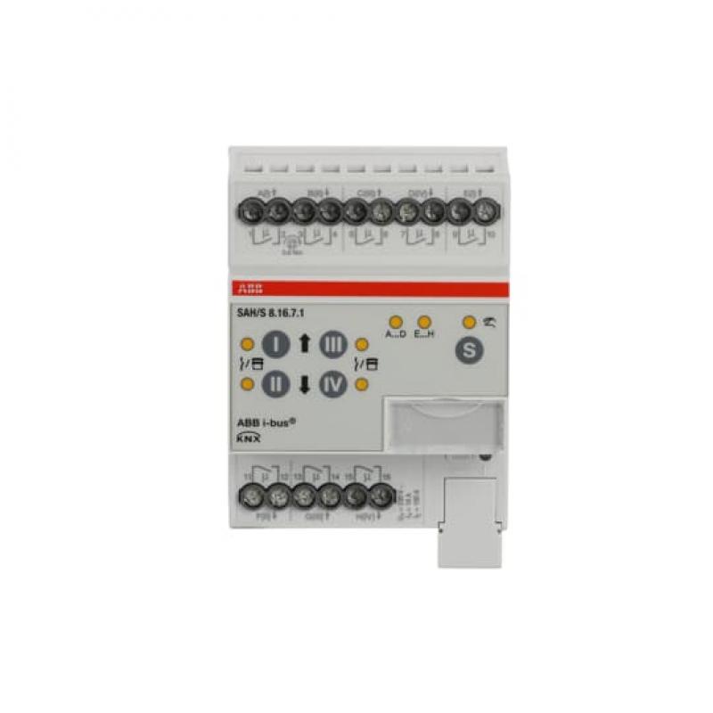 ABB SAH/S8.16.7.1 Schalt-/Jalousieaktor, 8fach, 16 A, REG