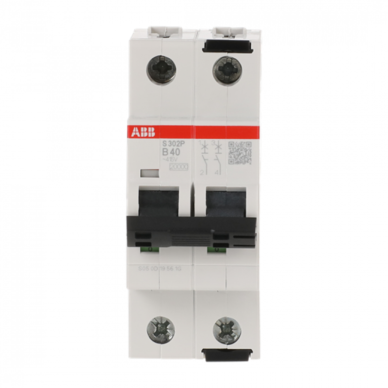 ABB S302P-B40 Sicherungsautomat B-Char., 25 kA, 40A, 2P