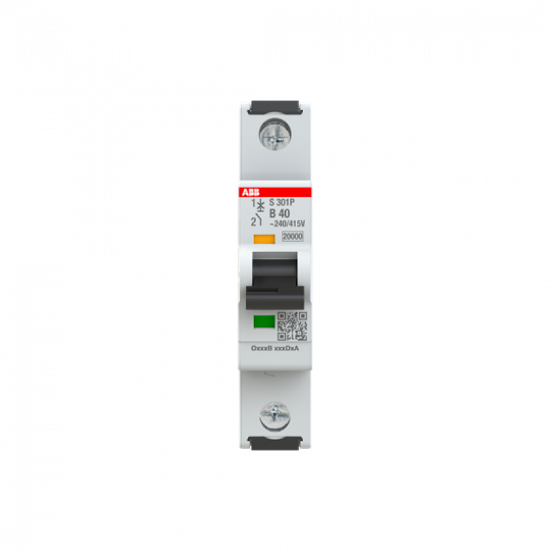 ABB S301P-B40 Sicherungsautomat B-Char., 25 kA, 40A, 1P