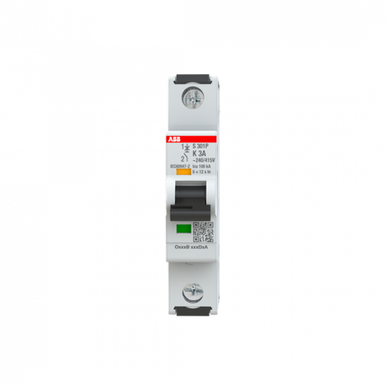 ABB S301P-K3 Sicherungsautomat K-Char., 25 kA, 3A, 1P