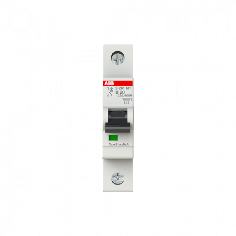 ABB S201MT-B20 Sicherungsautomat B-Char., 10kA, 20A, 1P