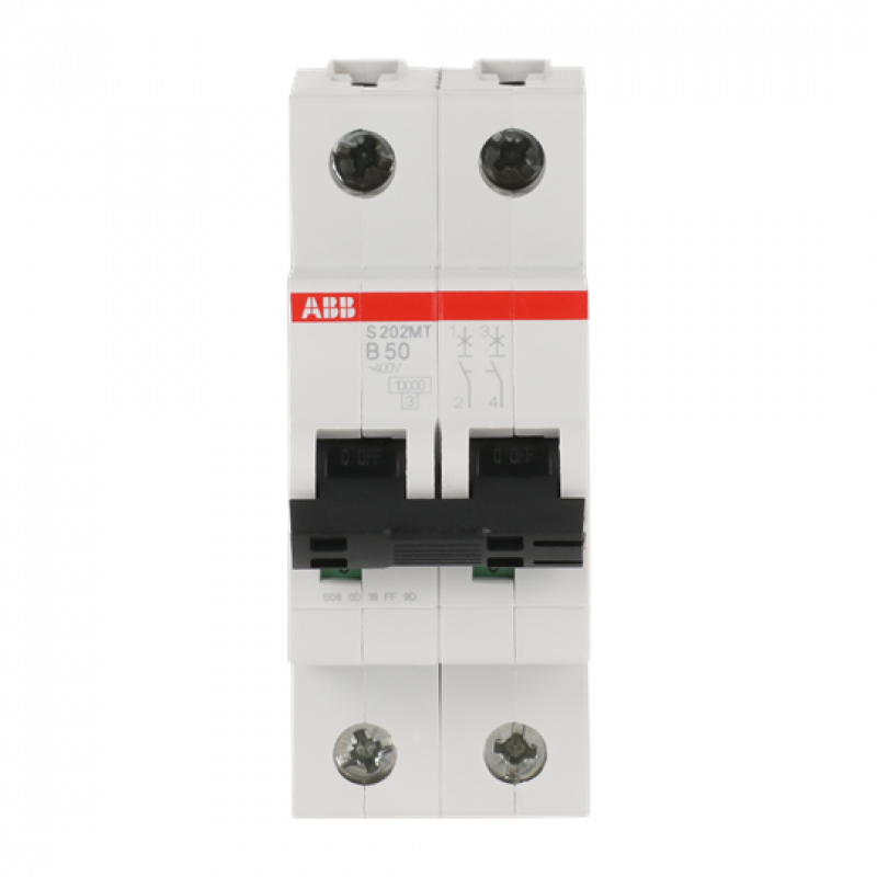 ABB S202MT-B50 Sicherungsautomat B-Char., 10kA, 50A, 2P