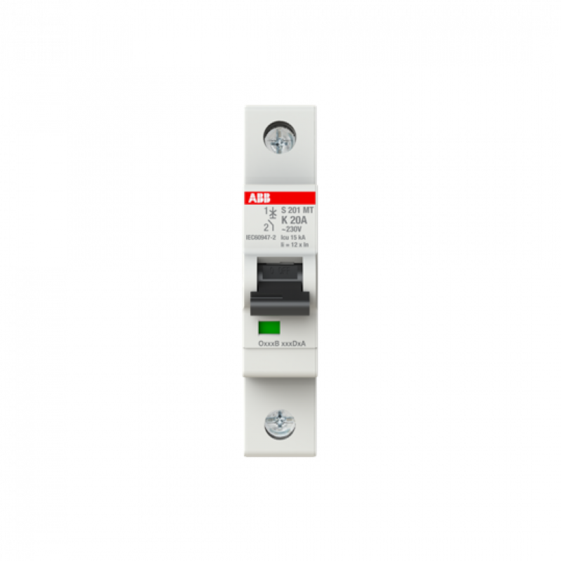 ABB S201MT-K20 Sicherungsautomat K-Char., 10kA, 20A, 1P