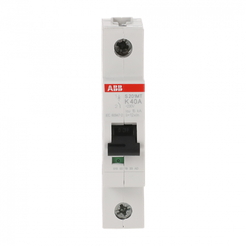 ABB S201MT-K40 Sicherungsautomat K-Char., 10kA, 40A, 1P