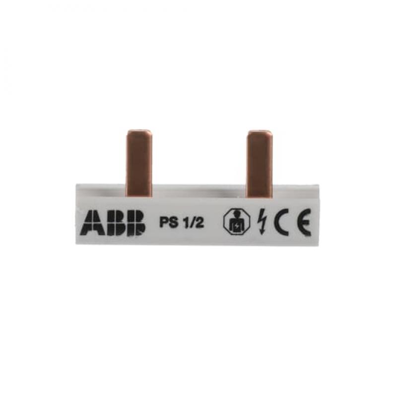 ABB PS1/2 Phasenschiene 1-phasig, 2 Pins, 10 mm² Phasenfolge L1-L1
