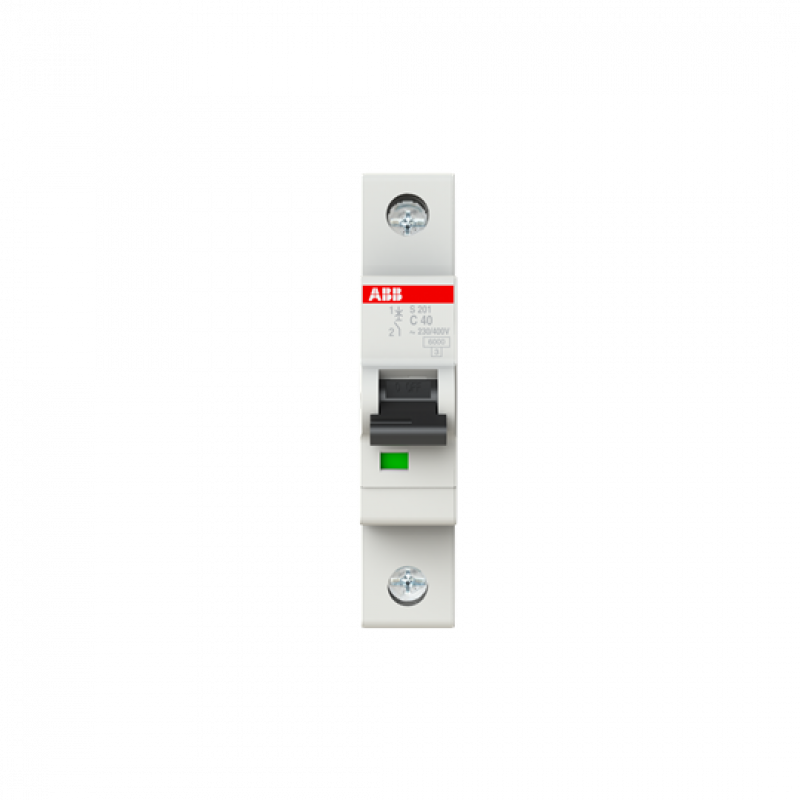 ABB S201-C40 Sicherungsautomat C-Char., 6 kA, 40 A, 1P