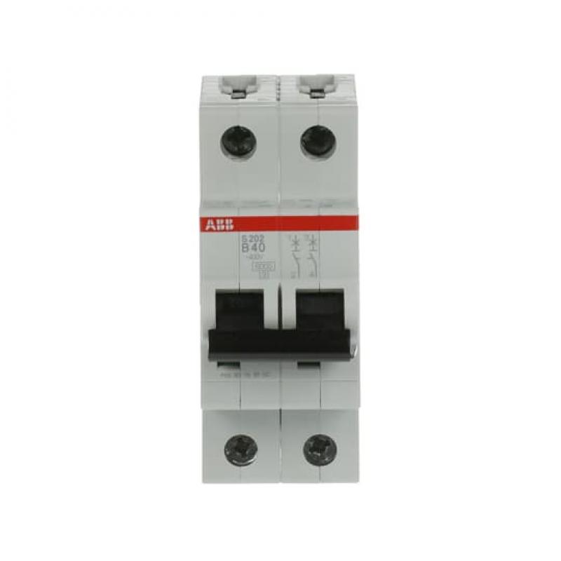 ABB S202-B40 Sicherungsautomat B-Char., 6 kA, 40 A, 2P