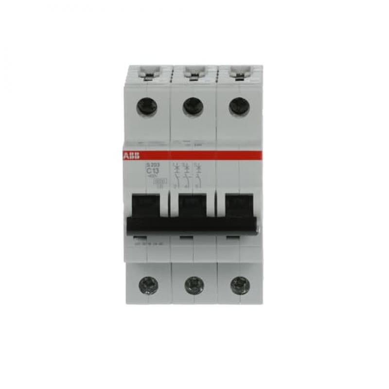 ABB S203-C13 Sicherungsautomat C-Char., 6 kA, 13 A, 3P