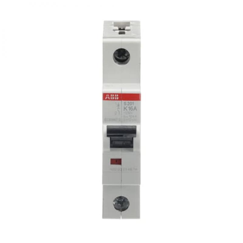 ABB S201-K16 Sicherungsautomat K-Char., 6 kA, 16 A, 1P