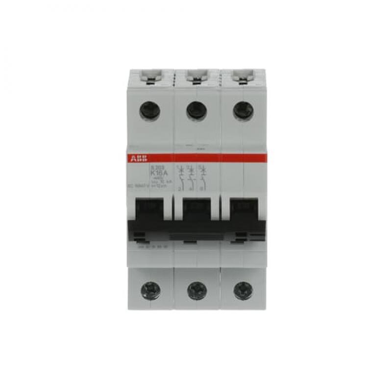 ABB S203-K16 Sicherungsautomat K-Char., 6 kA, 16 A, 3P