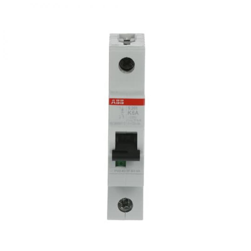 ABB S201-K6 Sicherungsautomat K-Char., 6 kA, 6 A, 1P