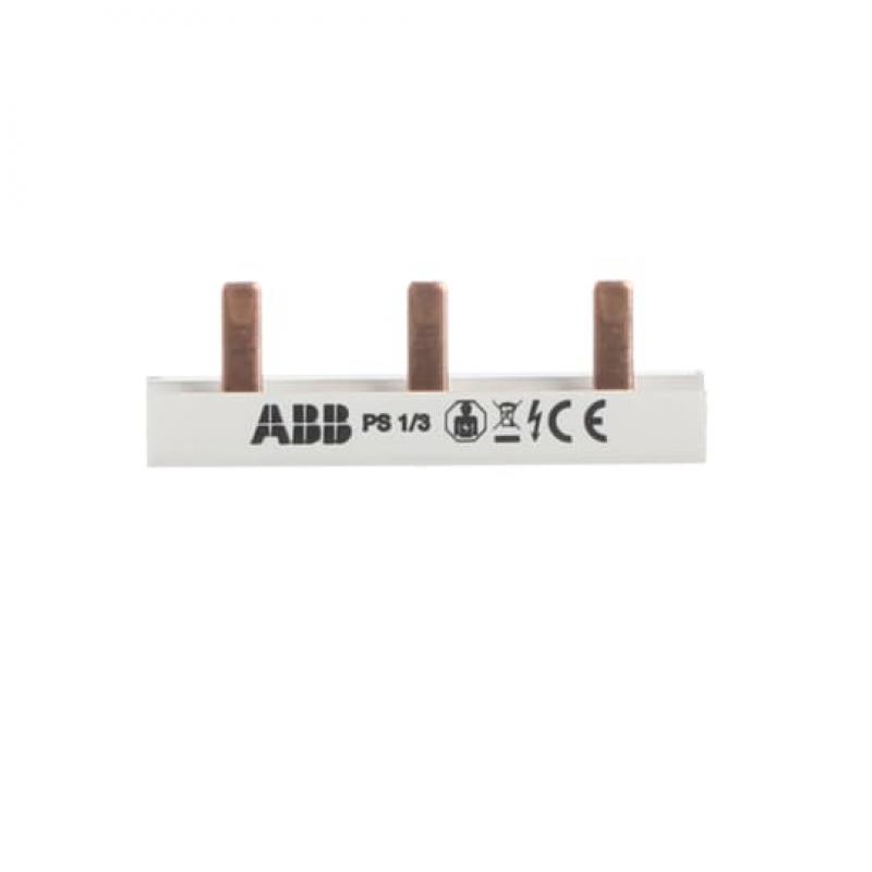 ABB PS1/3 Phasenschiene 1-phasig, 3 Pins, 10 mm² Phasenfolge L1-L1-L1