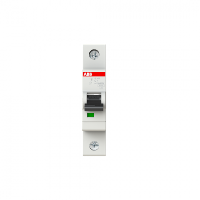 ABB S201-C1 Sicherungsautomat C-Char., 6 kA, 1 A, 1P