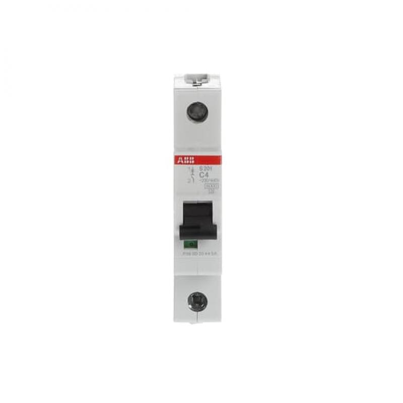 ABB S201-C4 Sicherungsautomat C-Char.,6kA,4A,1P
