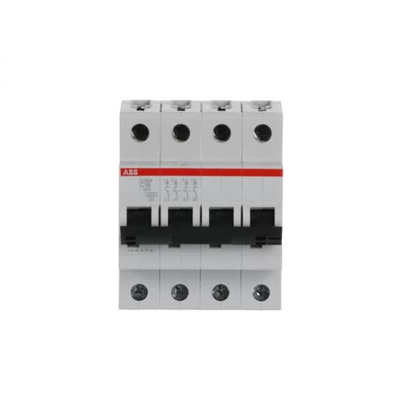 ABB S204-C16 Sicherungsautomat C-Char., 6 kA, 16 A, 4P