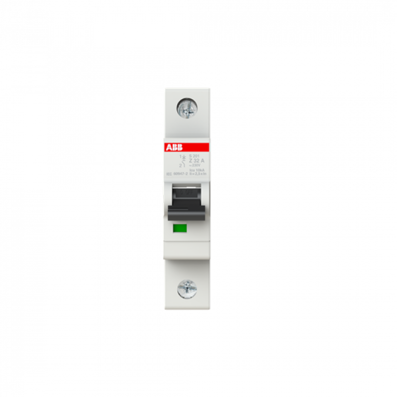 ABB S201-Z32 Sicherungsautomat Z-Char., 6 kA, 32 A, 1P