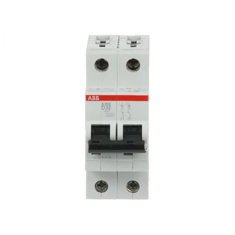 ABB S202-D32 Sicherungsautomat D-Char., 6 kA, 32 A, 2P