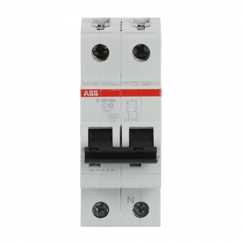 ABB S201-C10NA Sicherungsautomat C-Char., 6 kA, 10 A, 1P+NA